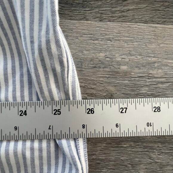 Vintage Brooks Brothers Striped Embroidered  Buttoned Dress Shirt Madison Fit - Picture 5 of 7